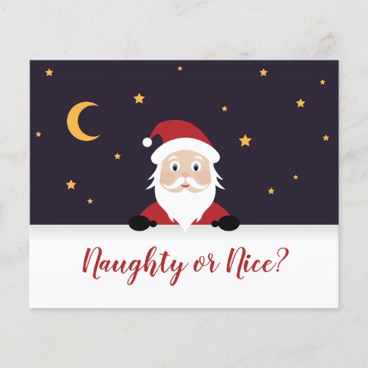 Der Weihnachtsmann frage unanständige oder schöne (Vorderseite)