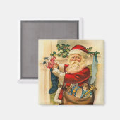 Der Weihnachtsmann für Feiertage Magnet (Vorderseite/Rückseite)