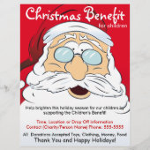 Der Weihnachtsmann für Kinder Flyer (Vorne)