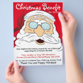 Der Weihnachtsmann für Kinder Flyer (Hand)