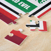 Der Weihnachtsmann gegen Krampus Boxing passt gut Puzzle (Seite)