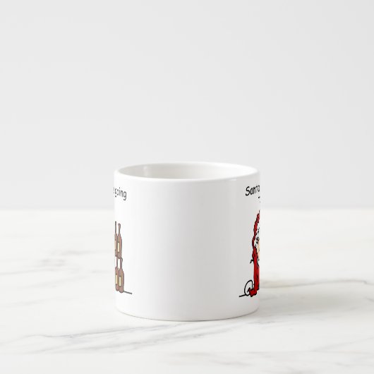 Der Weihnachtsmann geht in die Stadt Espressotasse (Vorderseite)