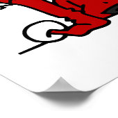 Der Weihnachtsmann geht in die Stadt Poster (Ecke)