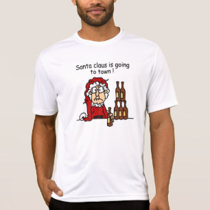 Der Weihnachtsmann geht in die Stadt T-Shirt