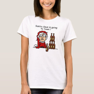 Der Weihnachtsmann geht in die Stadt T-Shirt