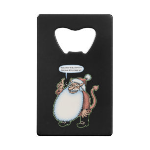 Der Weihnachtsmann Geldbeutel Flaschenöffner