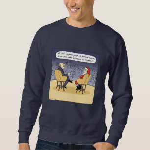 Der Weihnachtsmann gibt Rat Sweatshirt