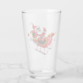 Der Weihnachtsmann Glas (Rückseite)