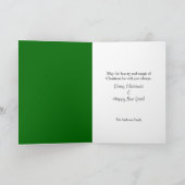 Der Weihnachtsmann glaubt Weihnachtskarte Feiertagskarte (Innenseite)