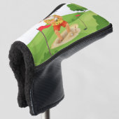 Der Weihnachtsmann golft Weihnachten im Juli Golf Headcover (3/4 Vorderseite)