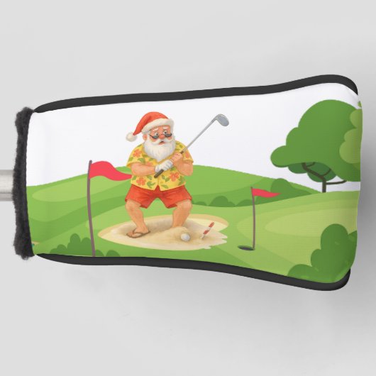 Der Weihnachtsmann golft Weihnachten im Juli Golf Headcover (Vorderseite)