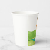 Der Weihnachtsmann golft Weihnachten im Juli Pappbecher (Rechts)