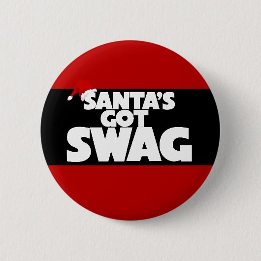 Der Weihnachtsmann got SWAG Button (Vorderseite)