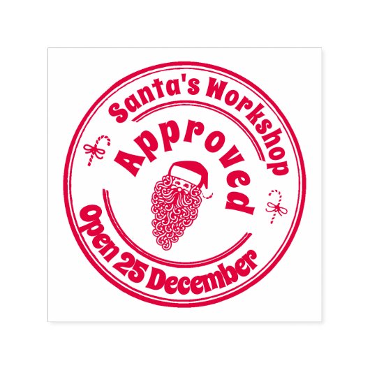 Der Weihnachtsmann hat am 25. Dezember niedliche B Permastempel (Design)