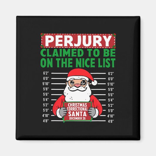 Der Weihnachtsmann hat behauptet, auf der Nizzaer  Magnet (Vorne)