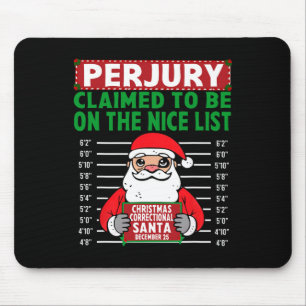 Der Weihnachtsmann hat behauptet, auf der Nizzaer  Mousepad