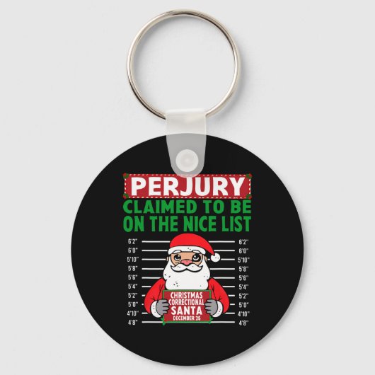 Der Weihnachtsmann hat behauptet, auf der Nizzaer  Schlüsselanhänger (Vorderseite)