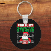 Der Weihnachtsmann hat behauptet, auf der Nizzaer  Schlüsselanhänger (Vorderseite)