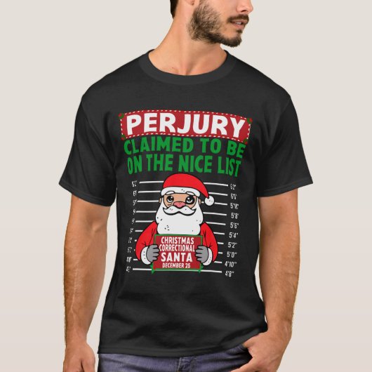 Der Weihnachtsmann hat behauptet, auf der Nizzaer T-Shirt (Vorderseite)