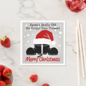 Der Weihnachtsmann hat das Papier Napkin wirklich Serviette (Beispiel)