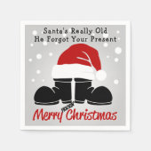 Der Weihnachtsmann hat das Papier Napkin wirklich Serviette (Vorderseite)