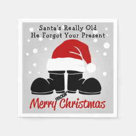 Der Weihnachtsmann hat das Papier Napkin wirklich Serviette