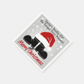 Der Weihnachtsmann hat das Papier Napkin wirklich Serviette (Ecke)