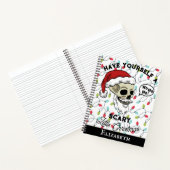 Der Weihnachtsmann hat ein Beängstigendes Weihnach Notizblock (Innenseite)