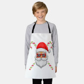 Der Weihnachtsmann hat eine Sonnenbrille Schürze (Getragen)