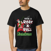 Der Weihnachtsmann hat einen Rock und Roll Weihnac T-Shirt (Vorderseite)