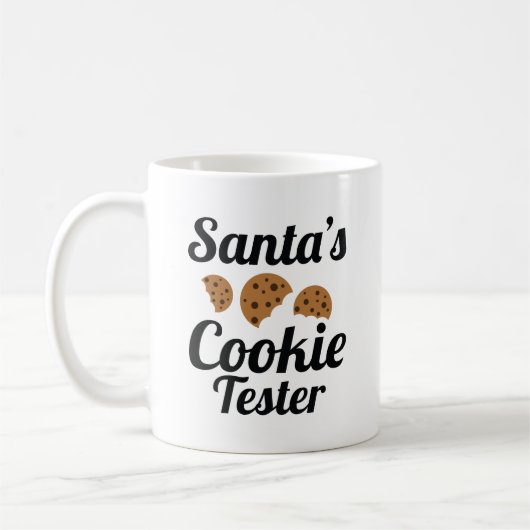 Der Weihnachtsmann hat Keksgeschwür Kaffeetasse (Links)