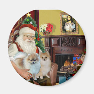 Der Weihnachtsmann hat zwei Spitze Magnet
