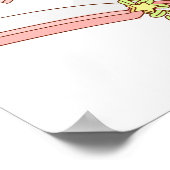 Der Weihnachtsmann im Buch Poster (Ecke)
