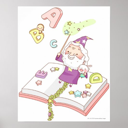 Der Weihnachtsmann im Buch Poster (Vorne)