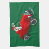 Der Weihnachtsmann im Frisierte Auto Handtuch (Vertikal)