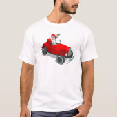 Der Weihnachtsmann im Frisierte Auto T-Shirt (Vorderseite)