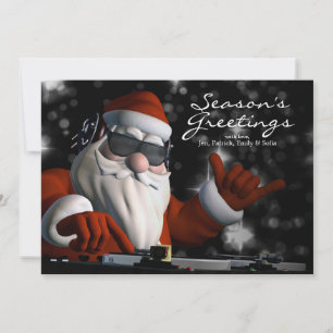 Der Weihnachtsmann im Haus Feiertagskarte