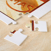 Der Weihnachtsmann im Kamin Puzzle (Seite)