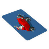 Der Weihnachtsmann im roten Frisierte Auto Magnet (Rechte Seite)