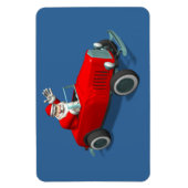 Der Weihnachtsmann im roten Frisierte Auto Magnet (Vertikal)