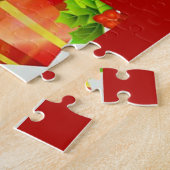 Der Weihnachtsmann im Schornstein Puzzle (Seite)