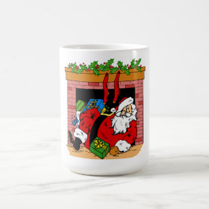Der Weihnachtsmann im Schornstein Verwandlungstasse