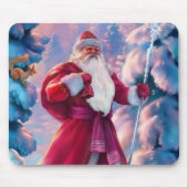 Der Weihnachtsmann im Wald Mousepad (Vorne)
