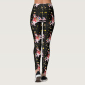 Der Weihnachtsmann im Weltraum Leggings (Rückseite)