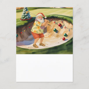 Der Weihnachtsmann in Bunker zu Weihnachten im Jul