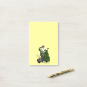 Der Weihnachtsmann in Camouflage Post-it Klebezettel (Auf Schreibtisch)