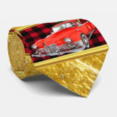 Der Weihnachtsmann in einem alten Oldtimer-Oldtime Krawatte (Gerollt)