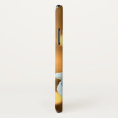 Der Weihnachtsmann in einem blauen Anzug Case-Mate iPhone Hülle (Hinten/Rechts)