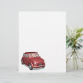Der Weihnachtsmann in Fiat 500 (Stehend Vorderseite)