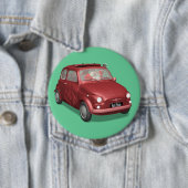 Der Weihnachtsmann in Fiat 500 Button (Beispiel)